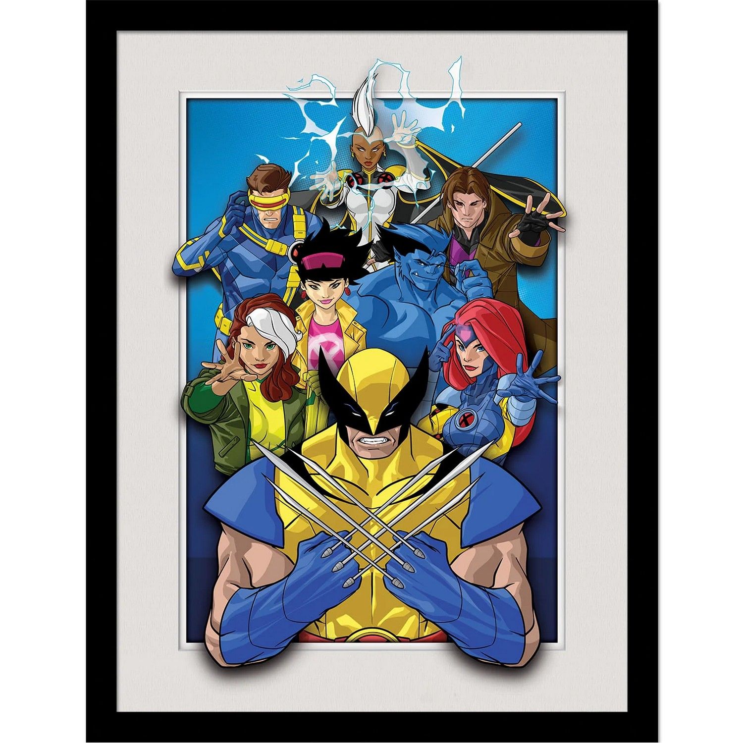 Marvel X-Men Characters Breakout Framed Poster